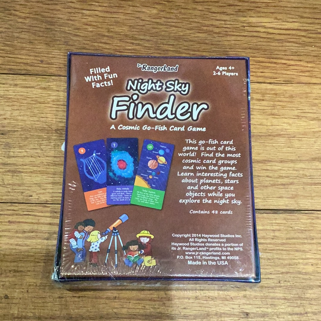 Jr. Rangerland Night Sky Finder Card Game