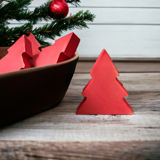 Primitive/Rustic Mini Wood Christmas Treet Set of 3