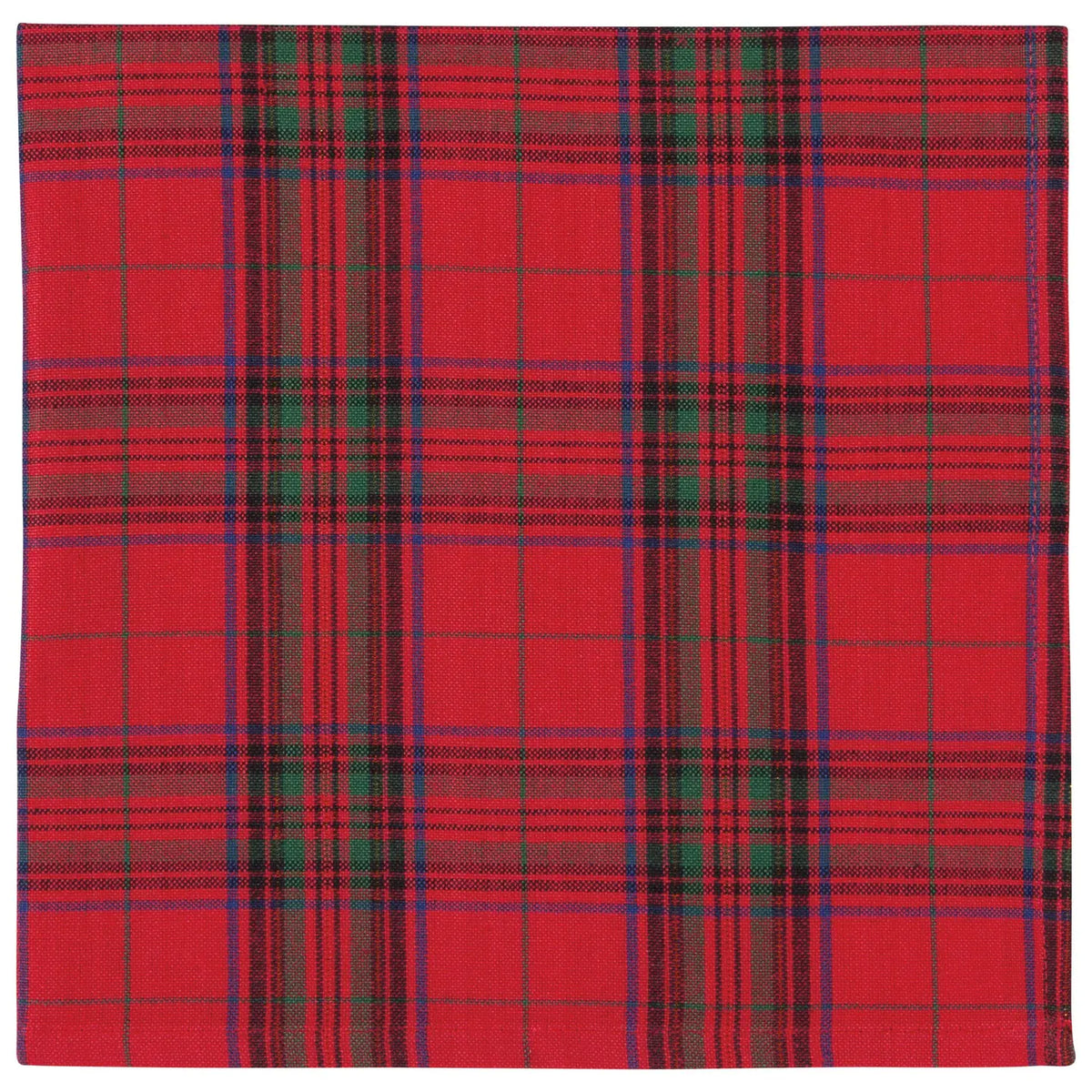 Christmas Plaid Woven Napkins set of 4