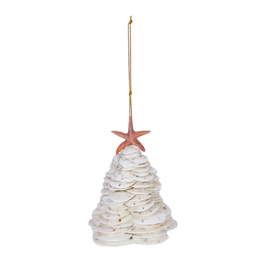 Christmas Sand Dollar Tree Ornament