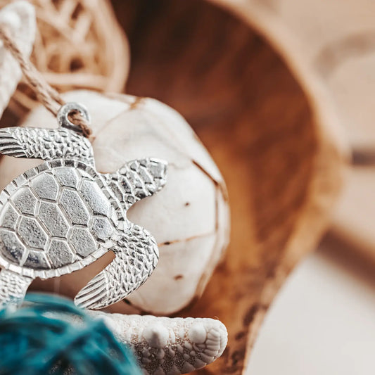 Nautical Ornament-SEA TURTLE / pewter