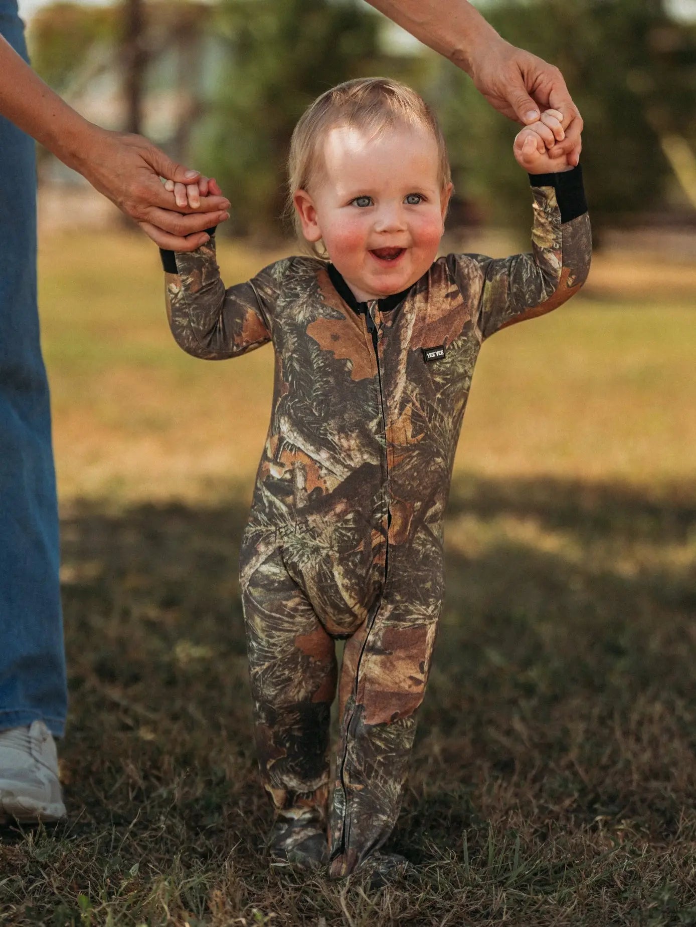 Camo Bamboo Zip-Up Sleeper