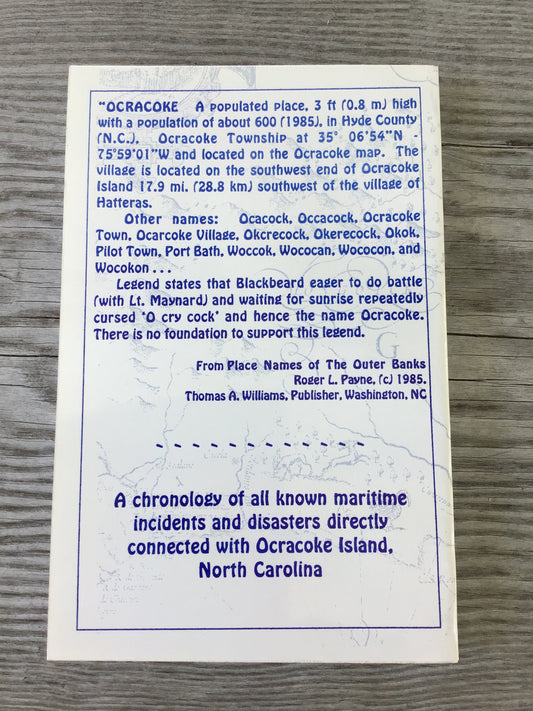 SW- Shipwrecks of Ocracoke