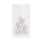 Christmas Sand Dollar Holly Tree towel