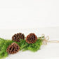 19" Long Natural Pinecone Trio Cluster