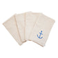Tiny Anchor Cloth Napkins - Set of 4