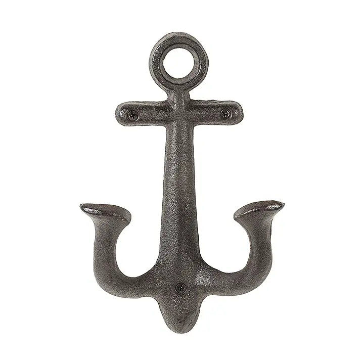 Large anchor wall hook-dk brn.