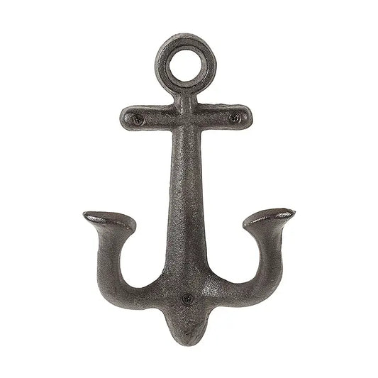 Large anchor wall hook-dk brn.