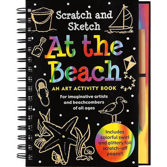 Scratch & sketch at the beach