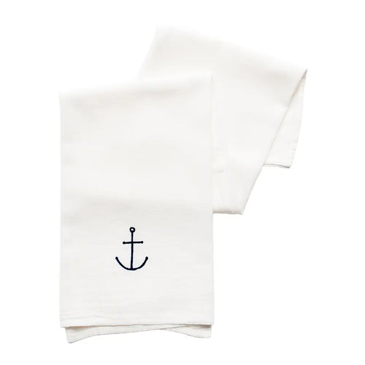 Tiny Anchor Tea Towel