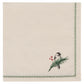 Forest Birds Christmas Napkins set of 4