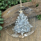 Coastal Christmas Ornament-Silver with Shells