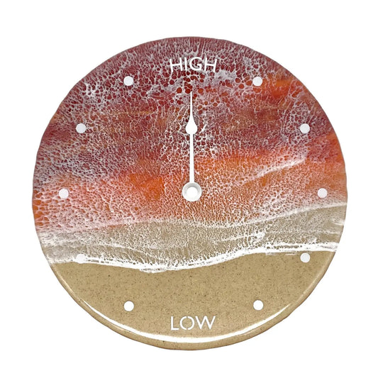 Beach Wave Tide Clock 8"