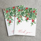 "Thank You" Greenery Greeting Card