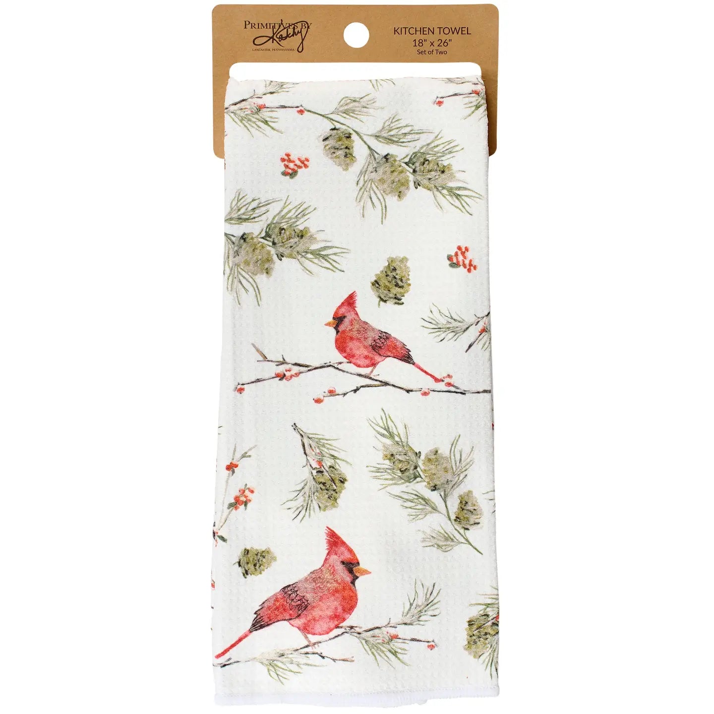 Winter Birds Kitchen Towel Set