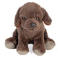 Pocketkins-ECO Chocolate Labrador Dog Stuffed Animal 5"