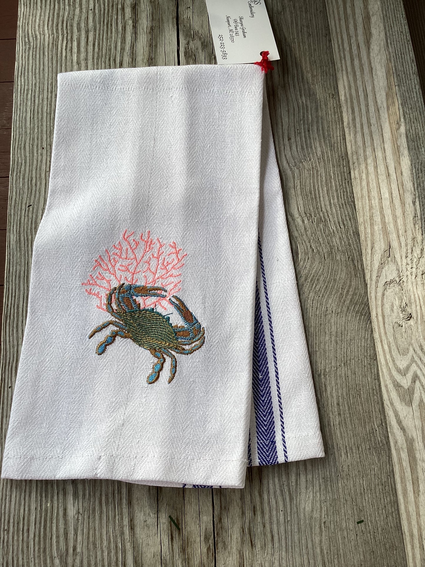 Embroidery Tee Towels Several Designs