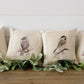 Mini Pillows - 8" Square Birds On Branch
