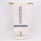 Oysters Hand Towel Cream/Navy 20X28