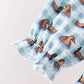 Blue, Mallard Duck-embroidery dress