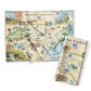 NC State Map Kitchen Towel