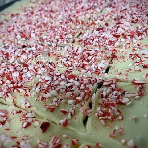 Peppermint Bark Layered Peppermint Snack