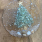 Coastal Christmas Ornament-Aqua Christmas Tree