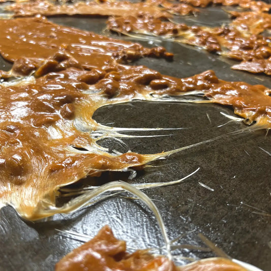 Homemade Copper Kettle Peanut Brittle