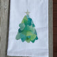 Christmas Sea Glass Tree Flour Sack
