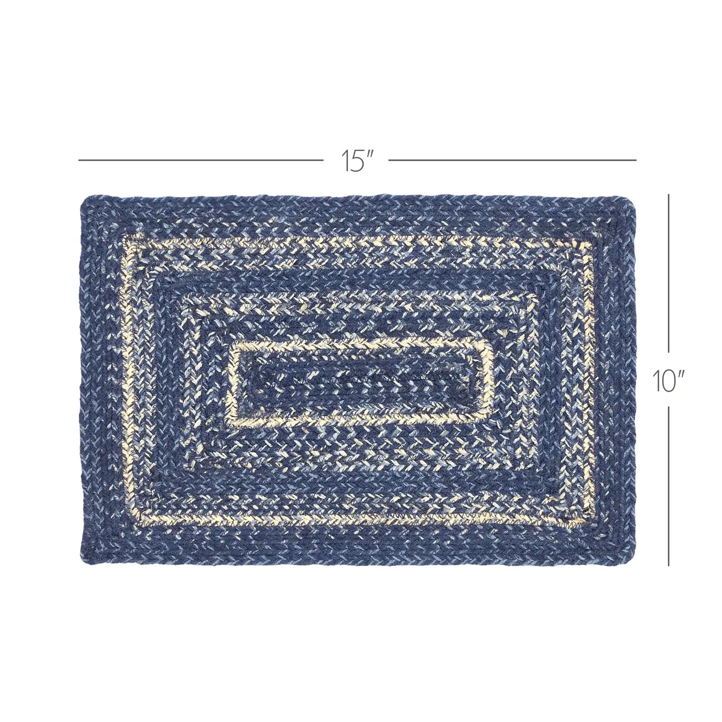 Great Falls Blue Jute Placemat