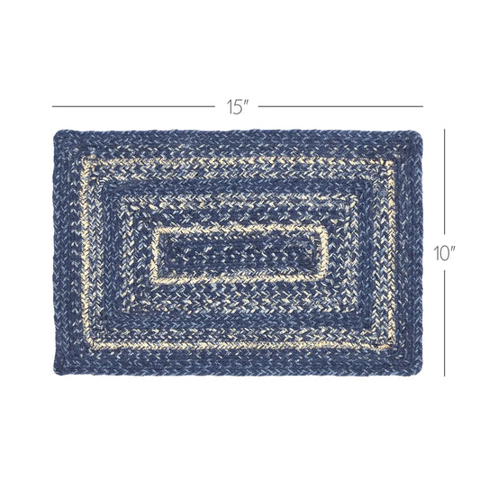 Great Falls Blue Jute Placemat