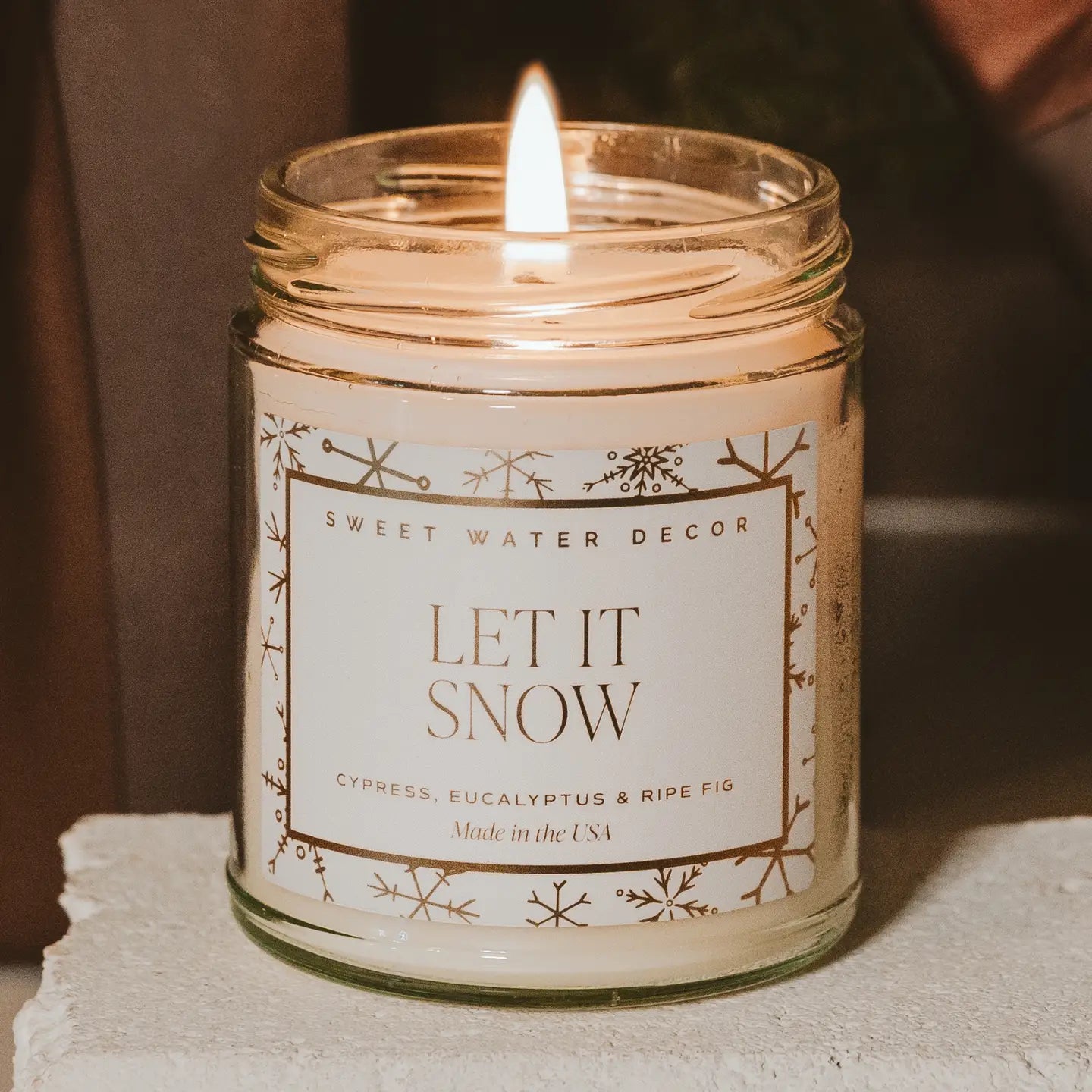 Candle, Let It Snow 9 oz Soy