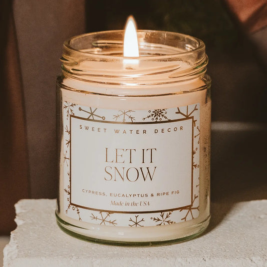 Candle, Let It Snow 9 oz Soy
