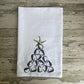 CS Oyster Tree kitchen towel