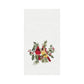 Christmas Cardinal Duo Berry Botanical Kitchen Towel