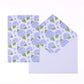 Hydrangea Stationery Blue/White