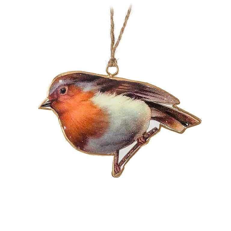 Colorful Bird Ornaments  5"