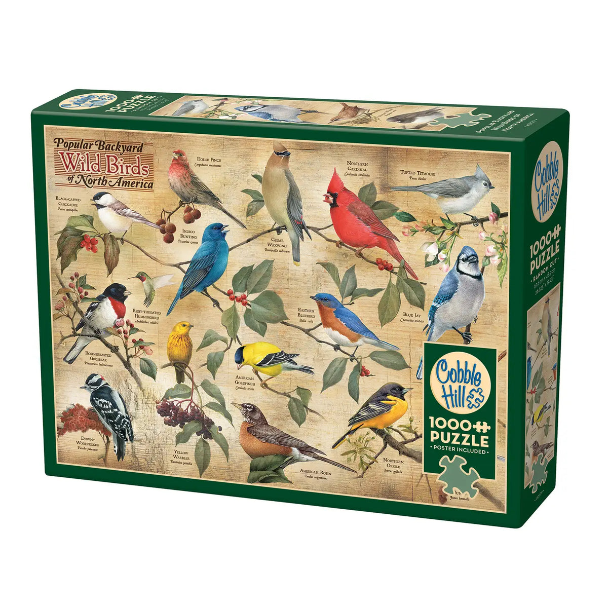 Backyard Wild Birds 1000-Piece