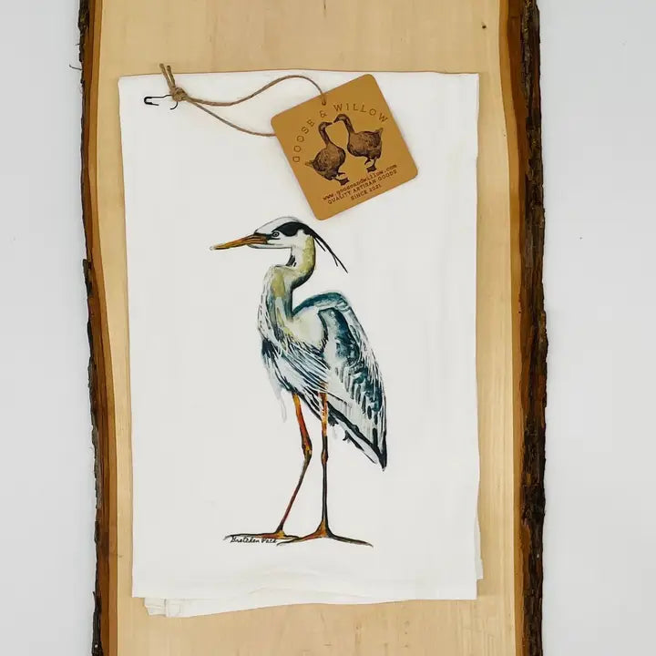 Heron Flour Sack Towel