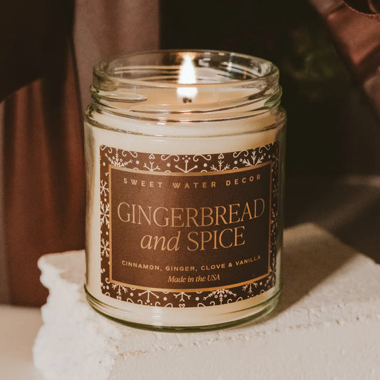Candle, Gingerbread and Spice 9 oz Soy