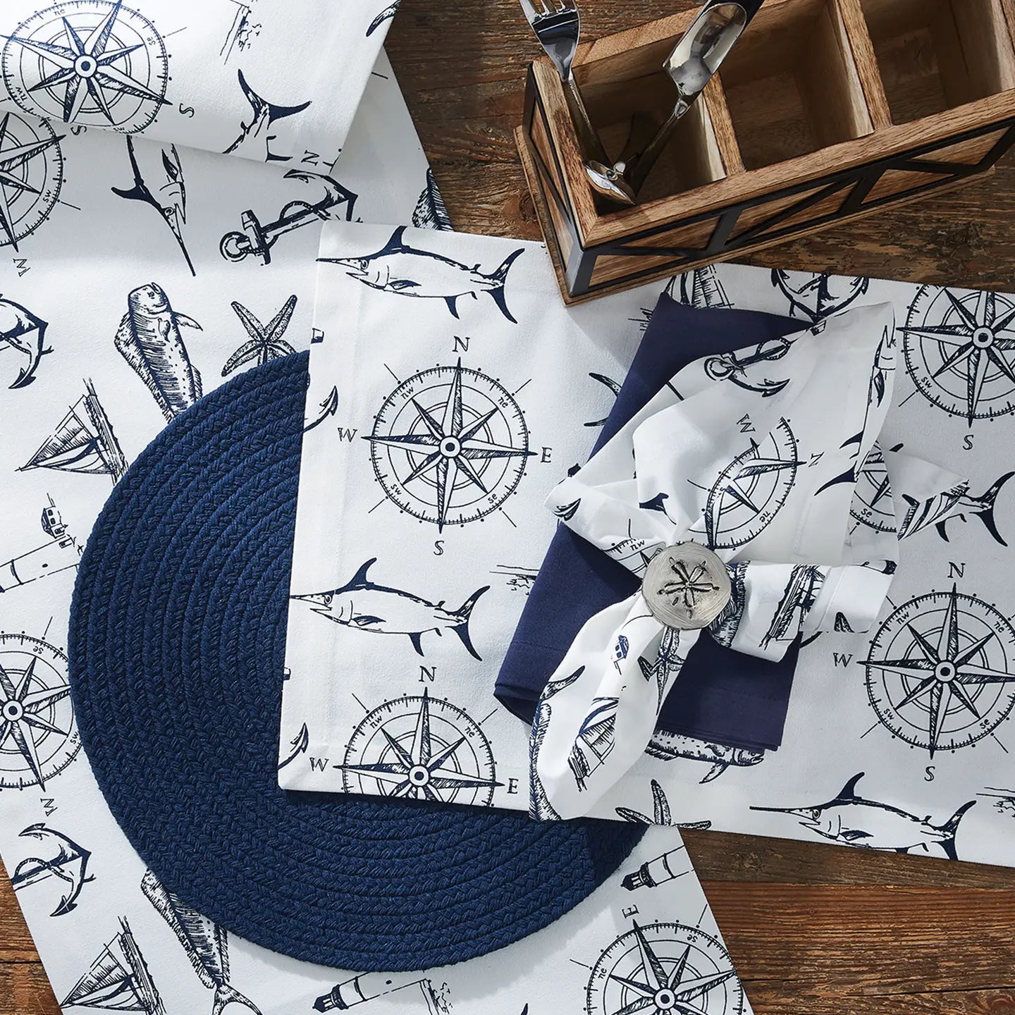 Captain's Quarters Napkin - Natural