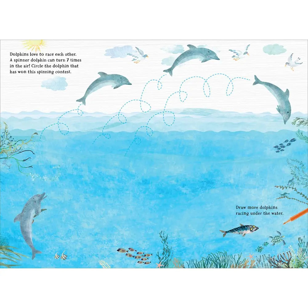 The Big Sticker Book of Blue, Paperback