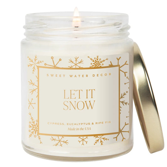 Candle, Let It Snow 9 oz Soy