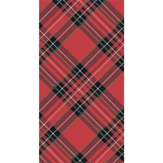 Red Plaid Guest Napkins