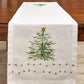 Rustic Christmas Tabel Runner 54" L