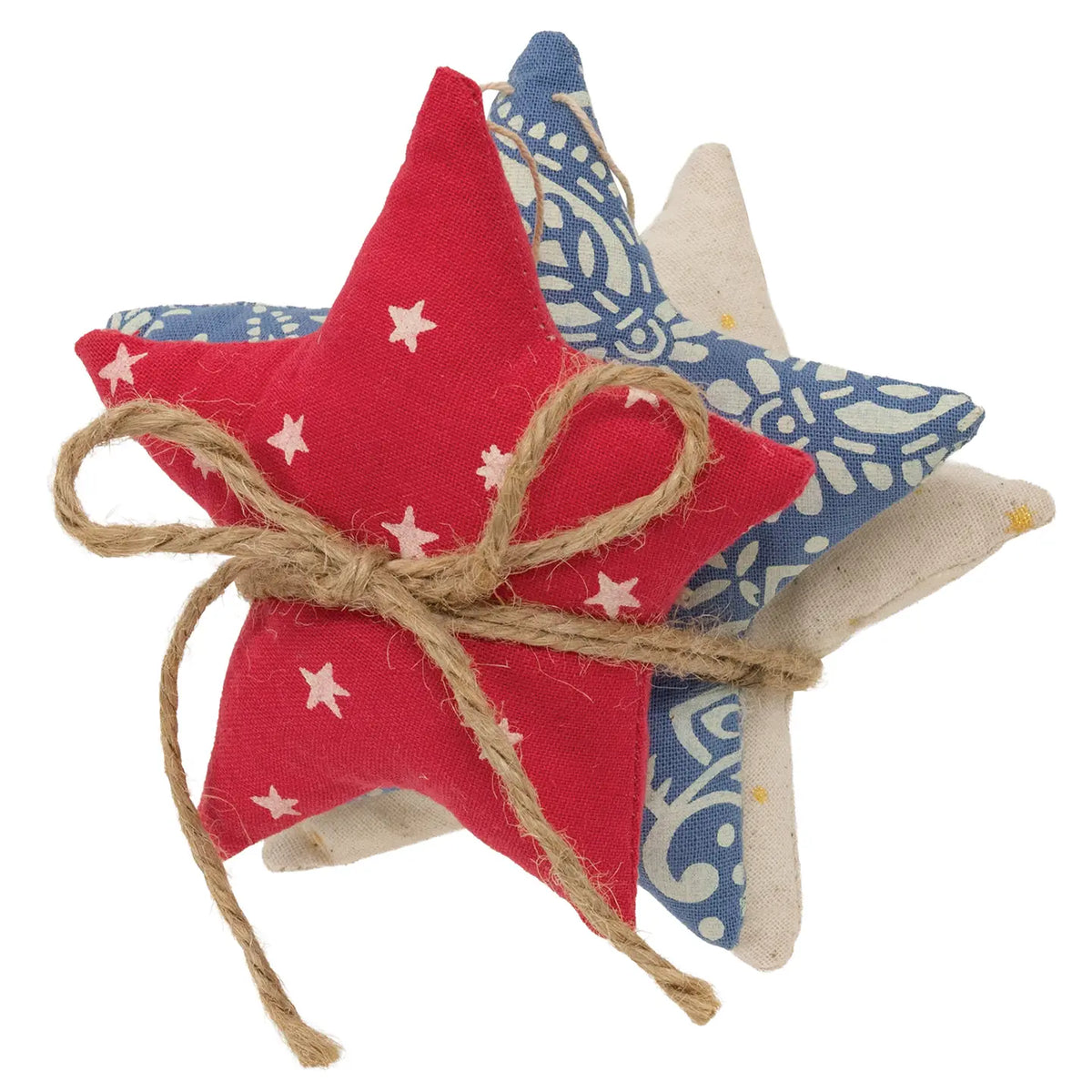 3/Set Americana Star Ornaments