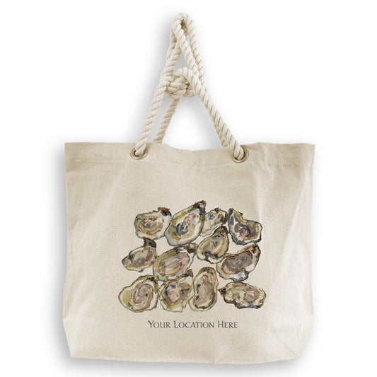 A Dozen Oysters Tote Bag with Core Sound