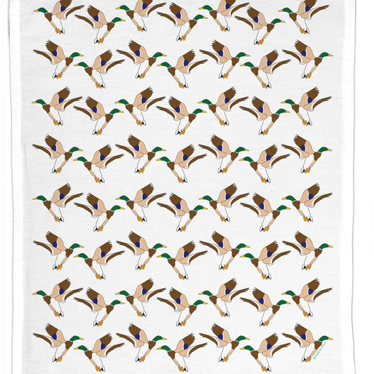 Mallards, Organic Cotton Tea Towel