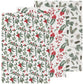 Winterberry Bakers Floursack Christmas Distowels, Set of 3