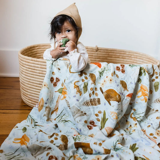 Flora & Fauna Baby Swaddle